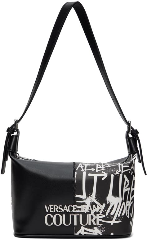 versace graffiti bag|Versace Jeans Couture Logo Graffiti Handbag .